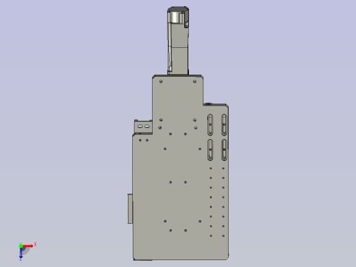D拉钉模块俯视缩略图