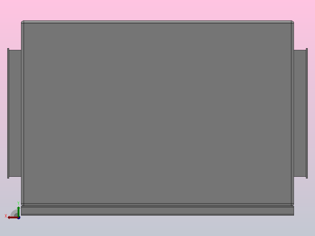 HLF-6系列低噪声混流风机箱[HLF-6-4]后视图