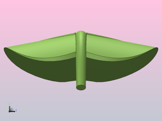植物叶片左视缩略图