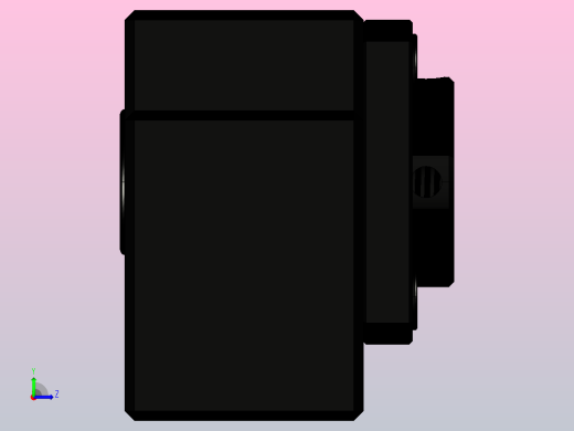 BK12 滚珠丝杠端架左视缩略图