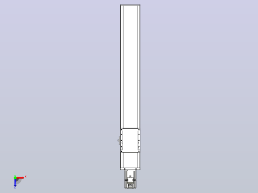 滚珠丝杠直线轴带导轨全封闭TPA-HCR-105D-1610C-L600-M-C-P40-N3俯视缩略图