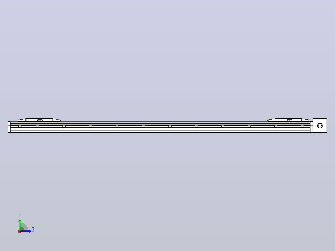 皮带直线轴双滑块型TPA-GCBS-150-P80-L575-DL-M75-N3左视图