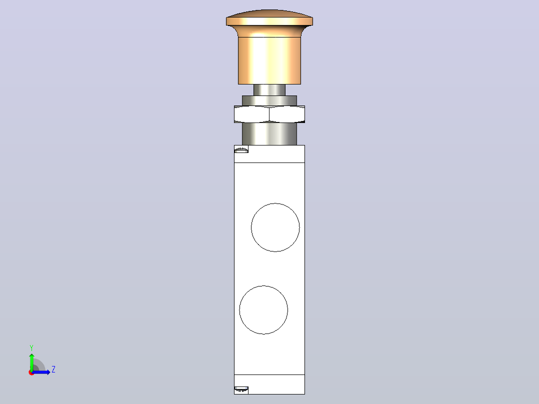 MFHL3系列（手拉阀）[MFHL3210-01]左视图