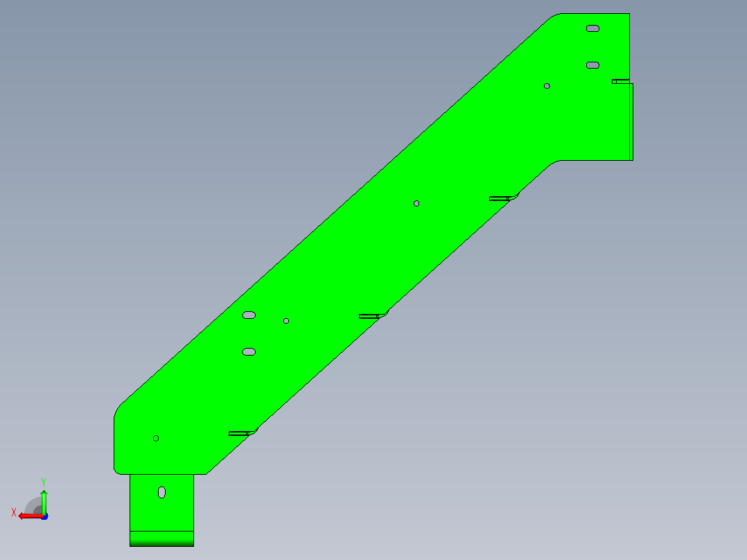 楼梯组装后视图