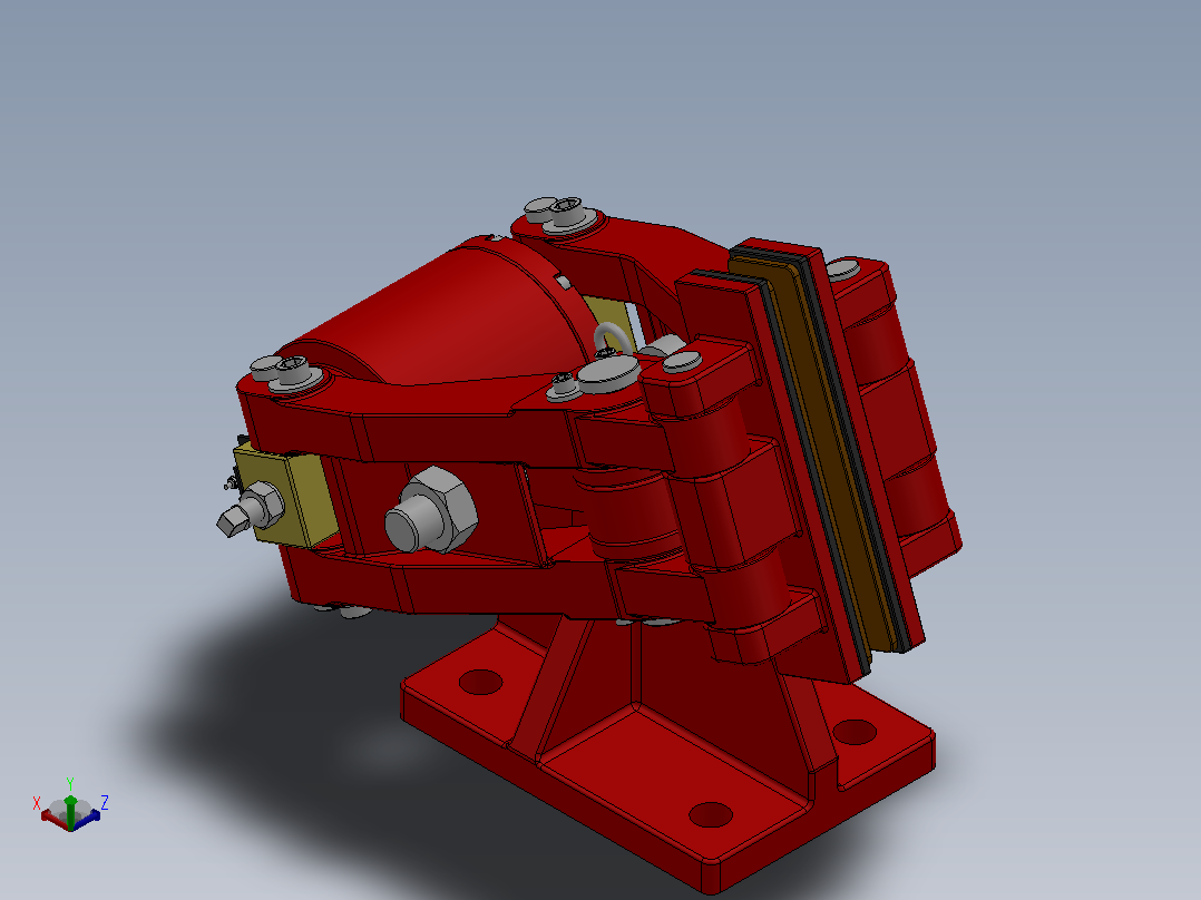 SBD-D安全制动器_SBD80-D-800×20ⅡRL.WL.CL主视图