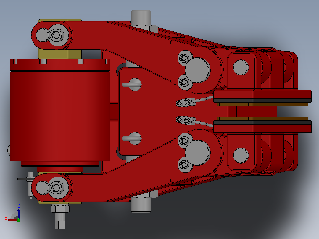 SBD-D安全制动器_SBD80-D-800×20ⅡRL.WL.CL俯视图