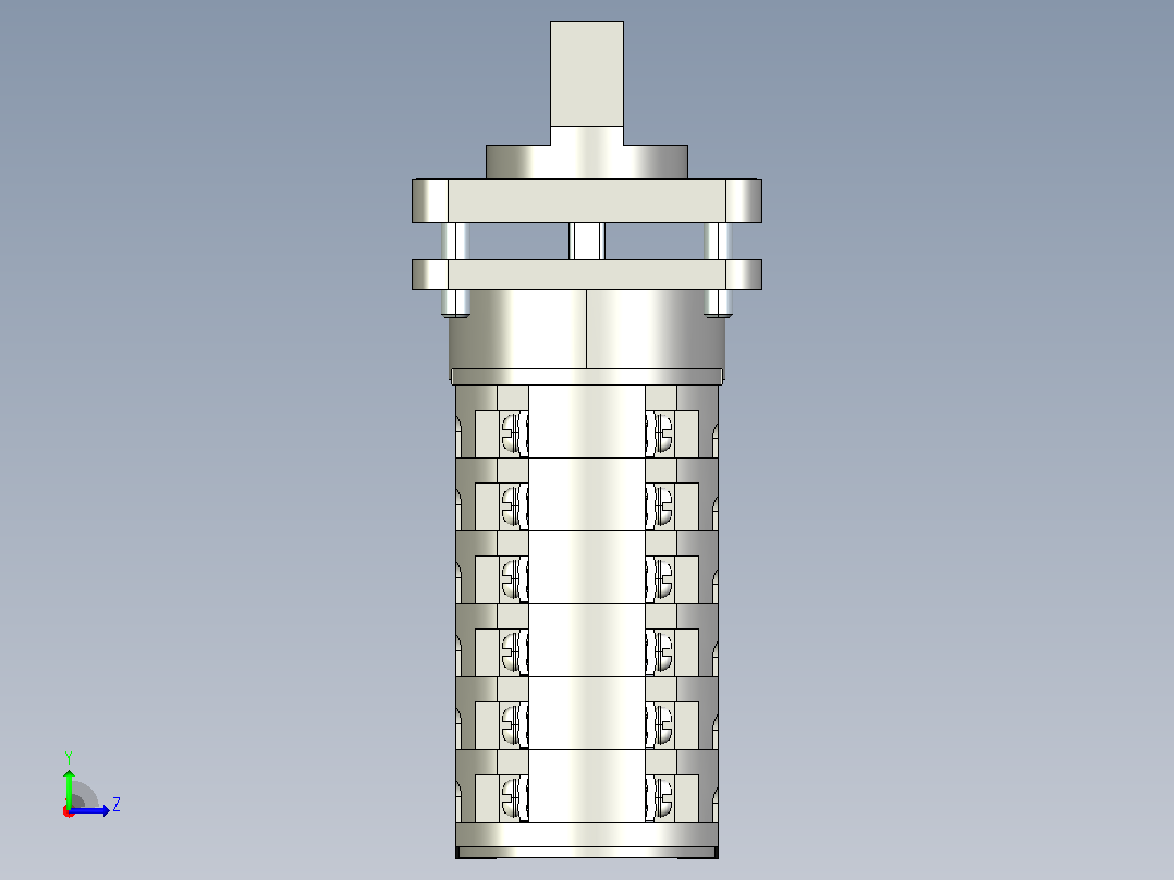 LW32-20_6万能转换开关三维模型202102左视图