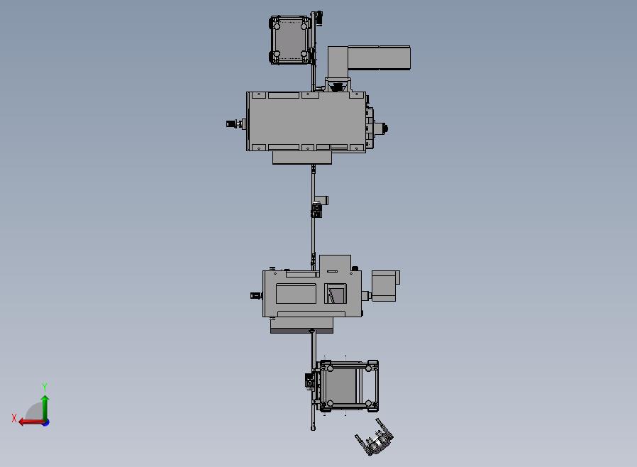 全自动送料系统磨削生产线后视图