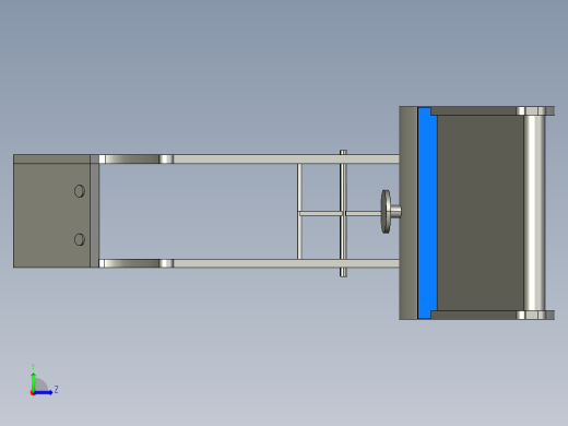 多功能跑步机设计（cad+pro+说明书）左视缩略图