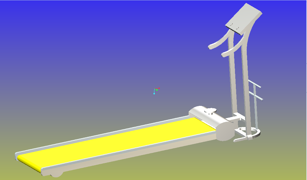 多功能跑步机设计（cad+pro+说明书）