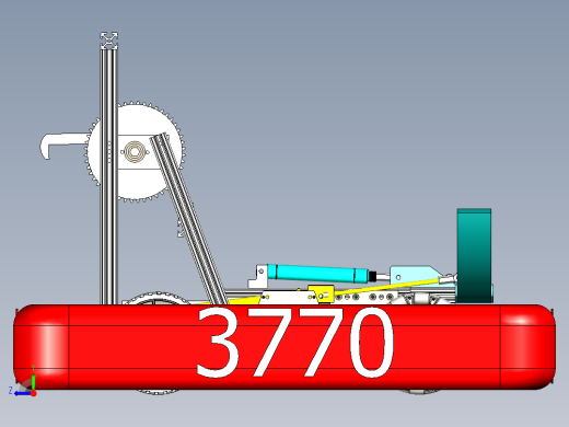 运输机器人3D模型stp右视缩略图