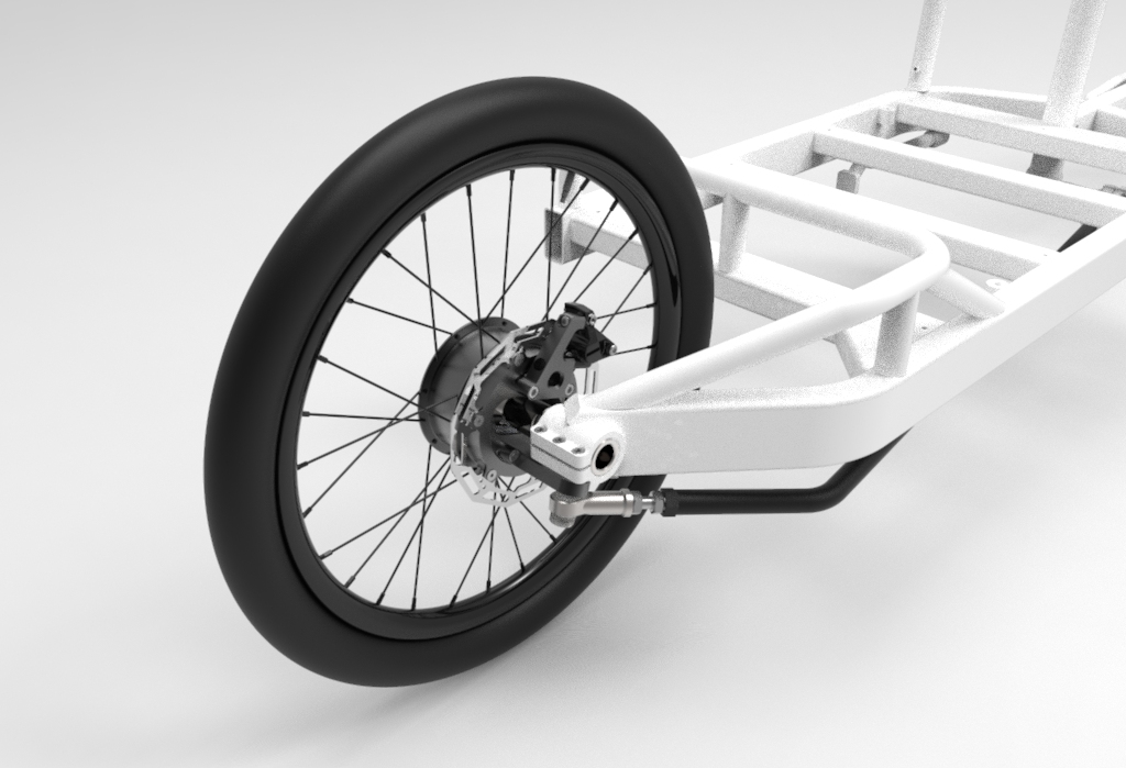 Forkless车轮结构3D图纸 STP格式