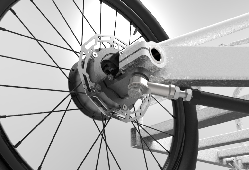 Forkless车轮结构3D图纸 STP格式