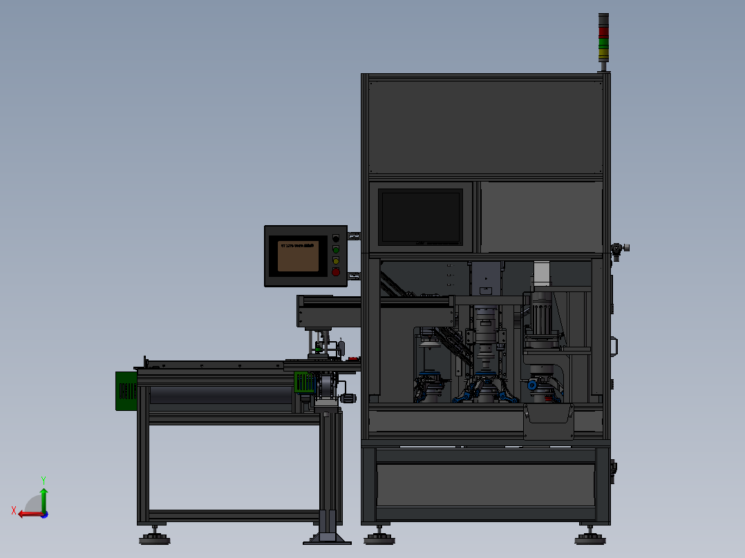 轴承自动压装机sw2014后视图