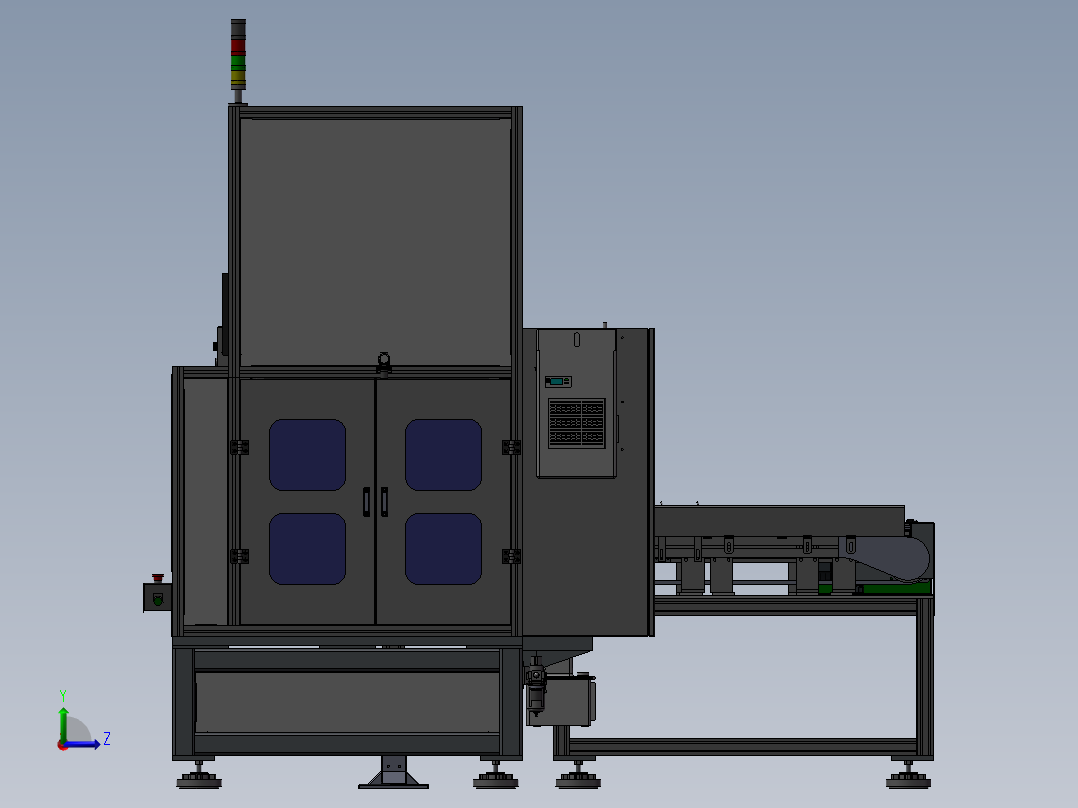 轴承自动压装机sw2014左视图