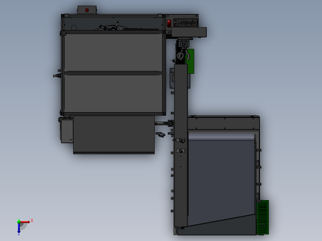 轴承自动压装机sw2014俯视图