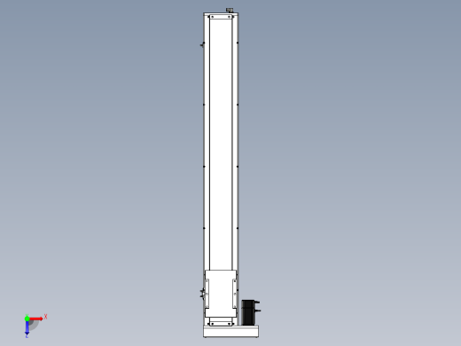 Toyo东佑达直线模组-ECH17-1200-BL-400W俯视缩略图