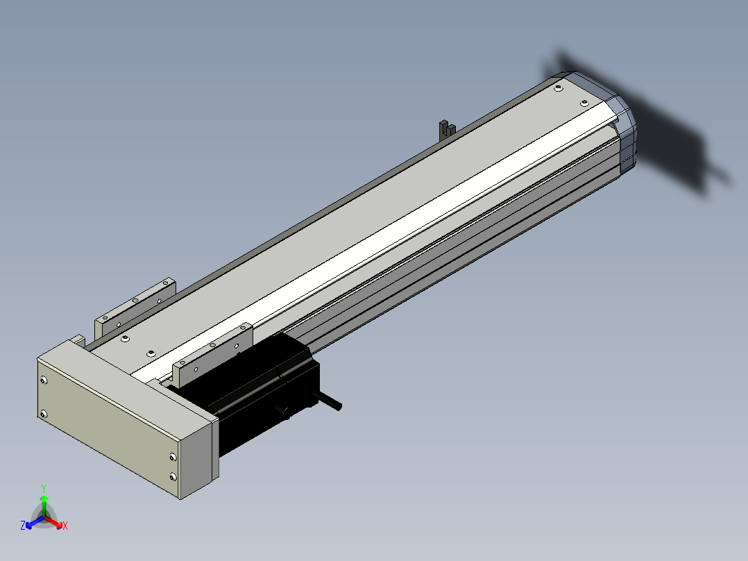 Toyo东佑达直线模组-ETH12-400-BL-200W+煞車主视图