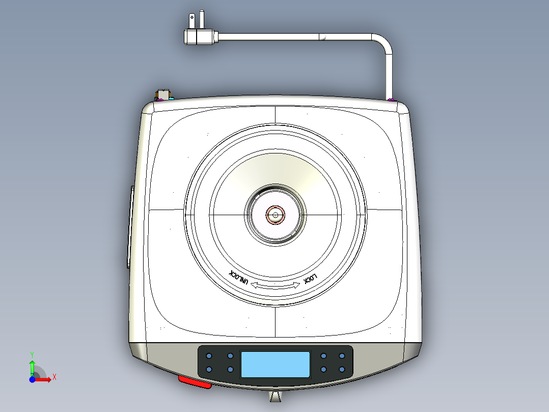 全自动饮水机前视图