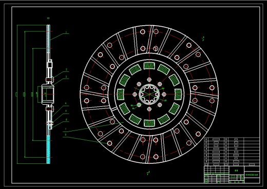 双从动盘膜片离合器1173775缩略图