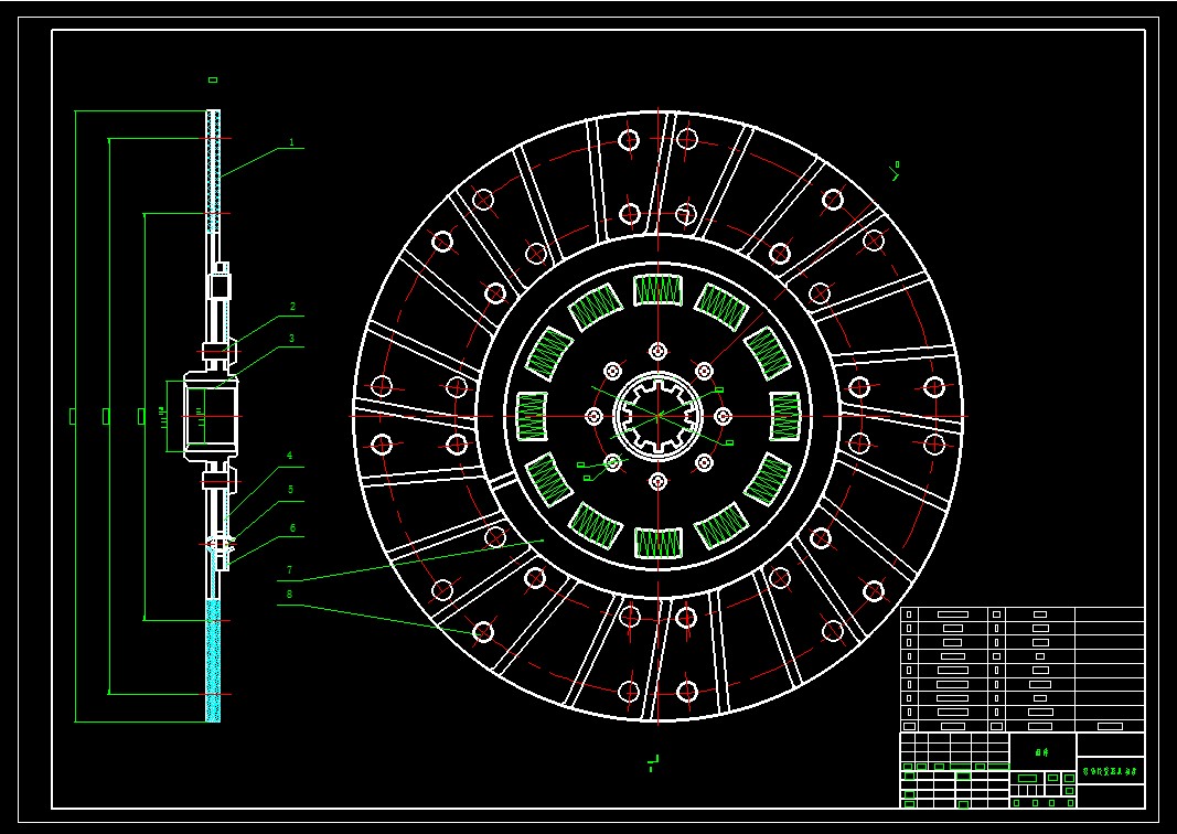 双从动盘膜片离合器1173775