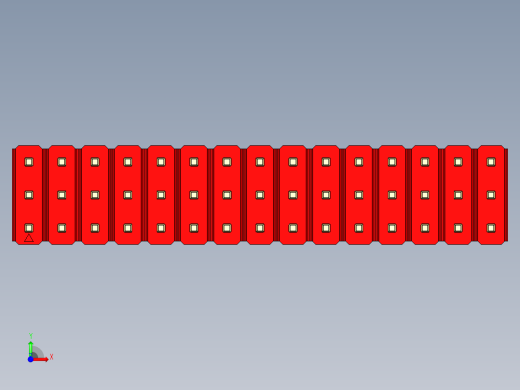 彩色公头100mil（2.54mm）系列-DS1021_red_3x15p_100mil_Type19_rev1.0前视缩略图