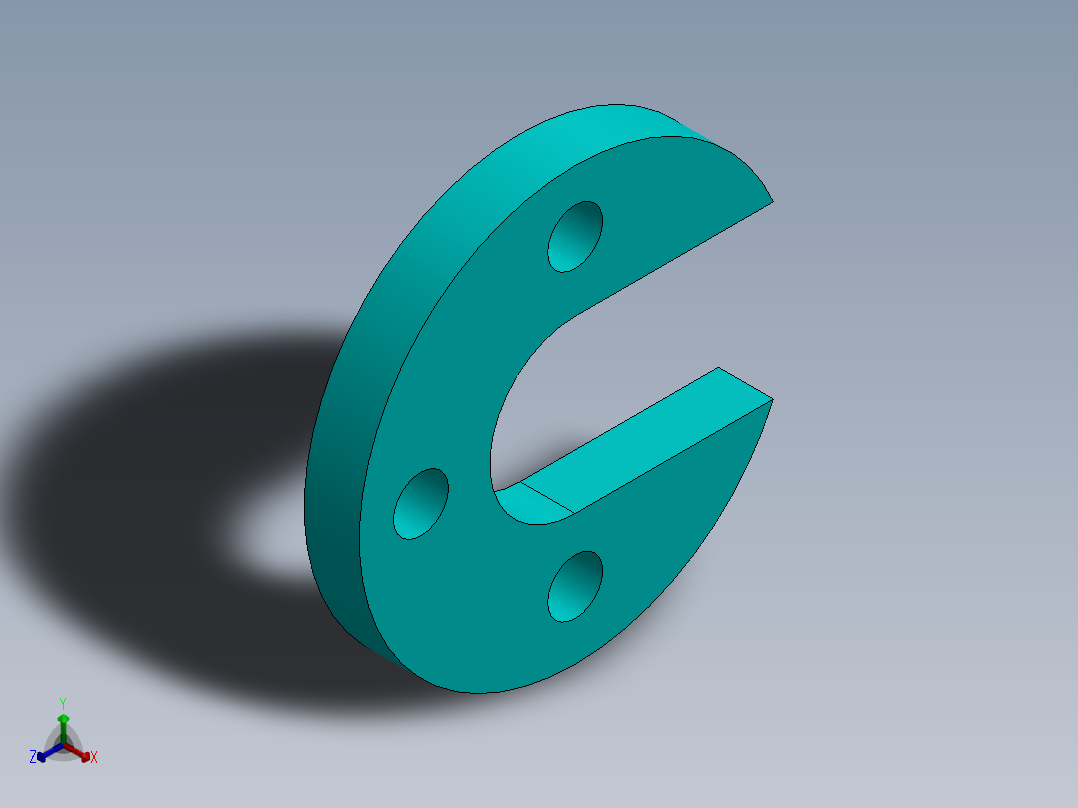 SW建模练习题-exercise 112正等轴测图