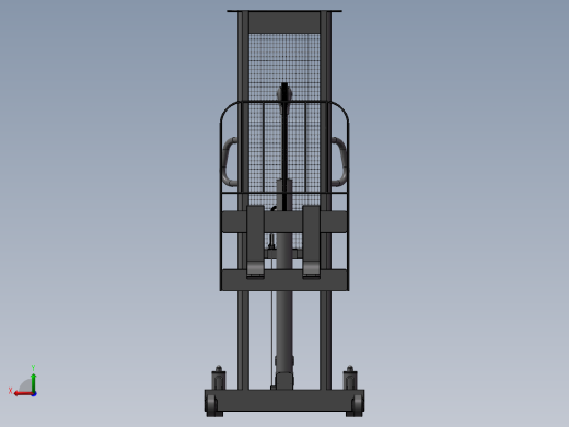 手动液压叉车后视缩略图