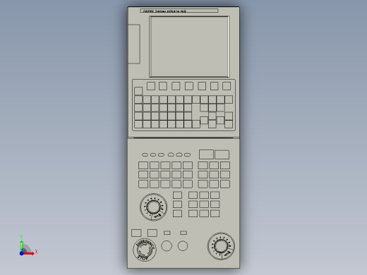 fanuc控制面板前视缩略图