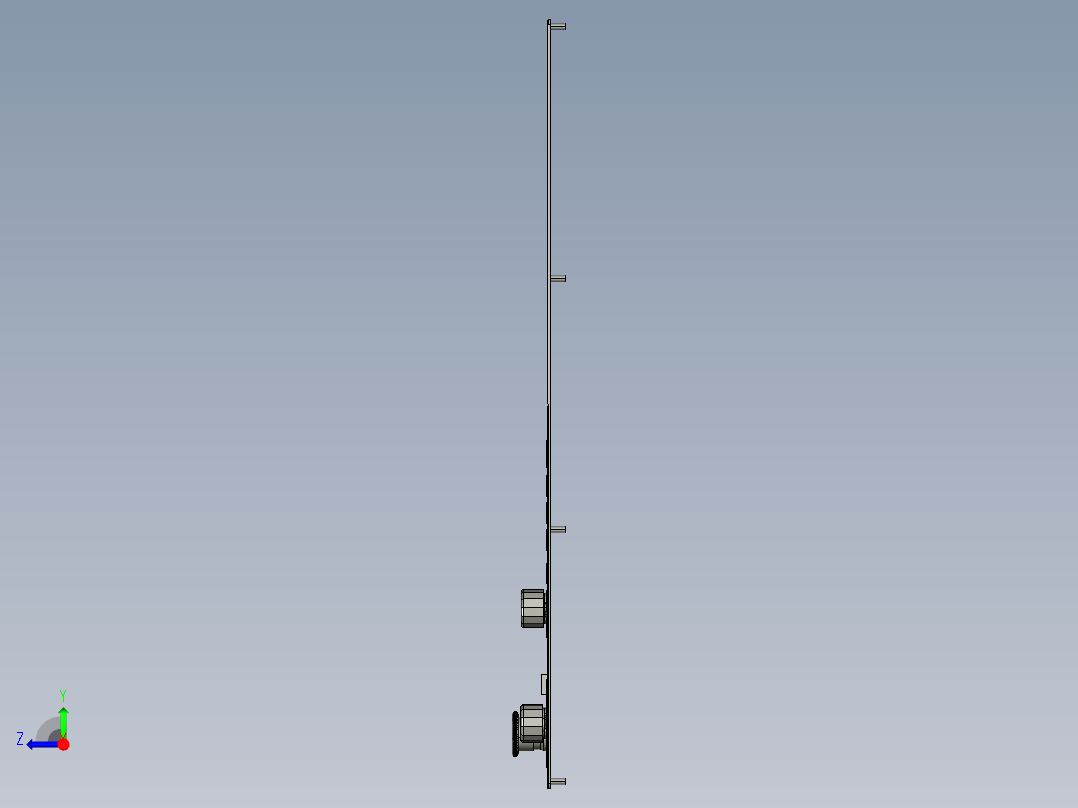 fanuc控制面板右视图