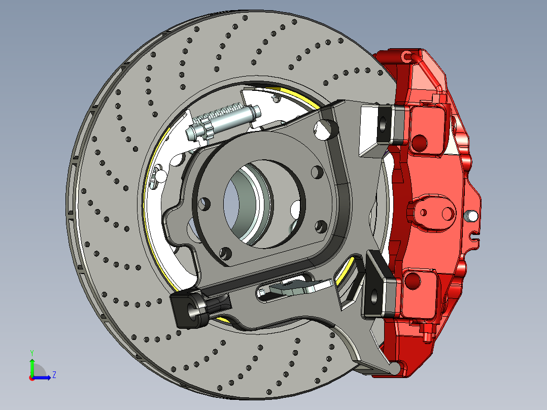 制动器 (60)左视图