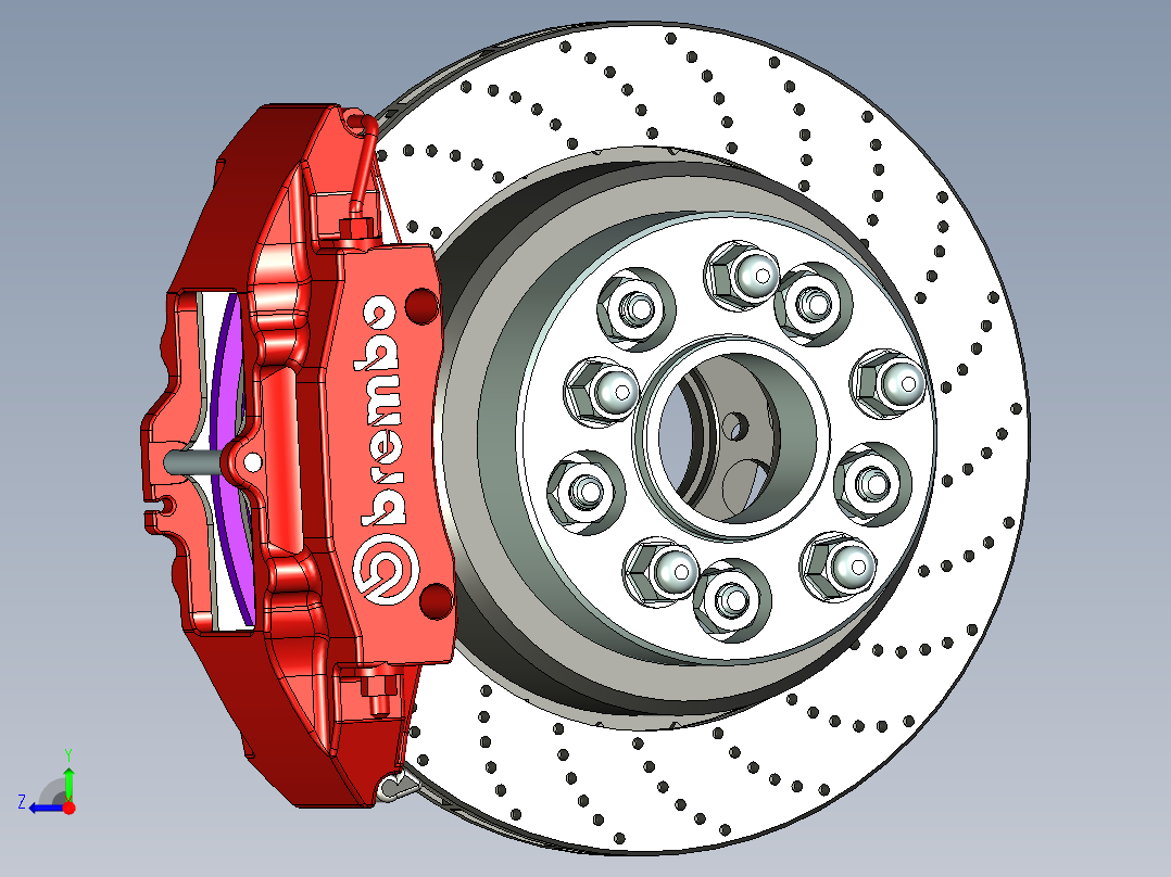 制动器 (60)右视图