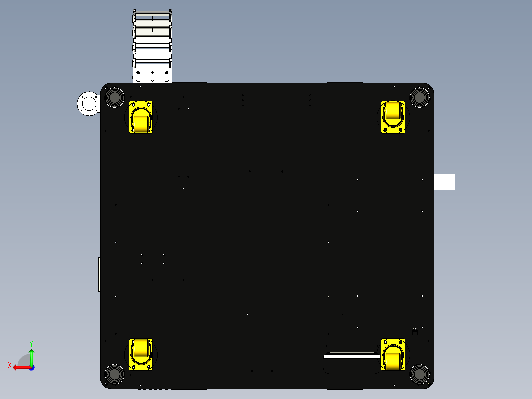 修复并弹出坏的 PCB后视图