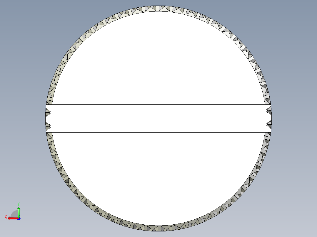 开槽滚花螺钉-M3 x 10mm后视图
