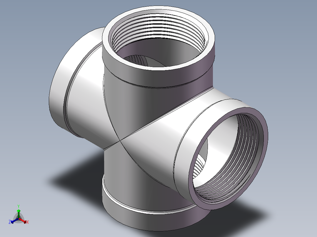 四通-等径内丝 DN40