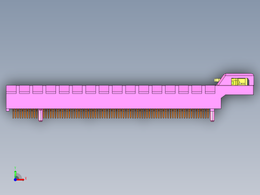 PCI Express X16连接器类型1-5型号2EG78211-D7DL-4F前视缩略图