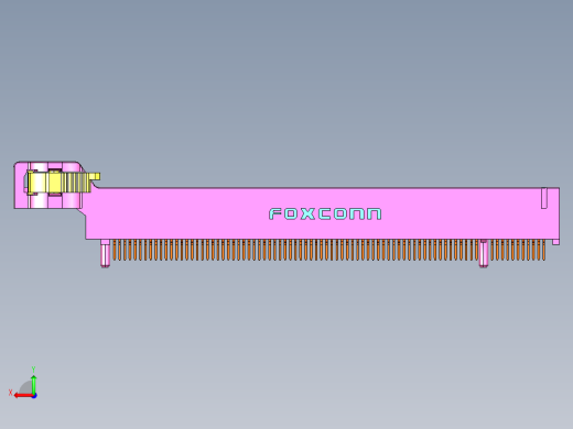PCI Express X16连接器类型1-5型号2EG78211-D7DL-4F后视缩略图