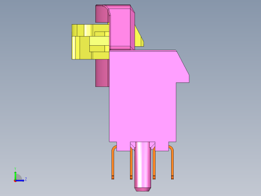 PCI Express X16连接器类型1-5型号2EG78211-D7DL-4F左视缩略图