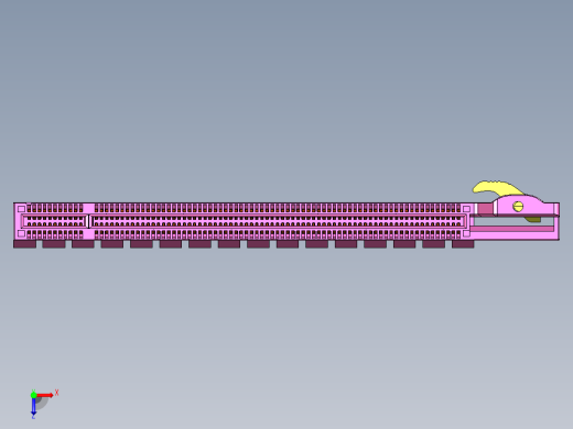 PCI Express X16连接器类型1-5型号2EG78211-D7DL-4F俯视缩略图