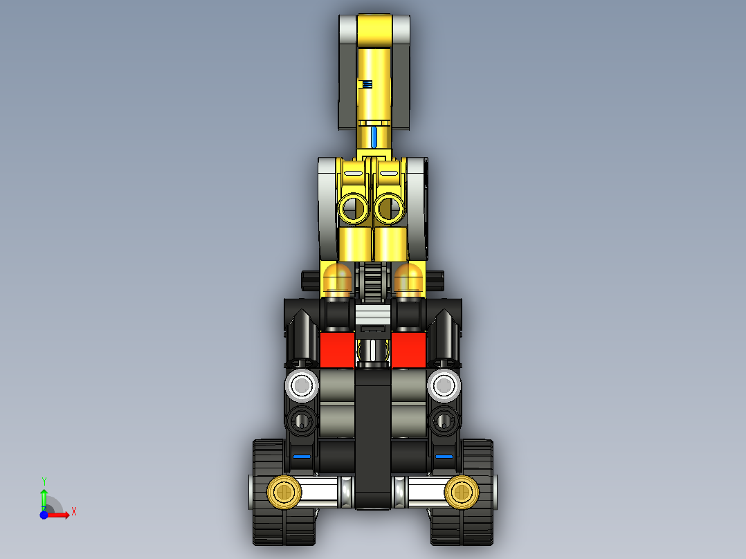 乐高科技-樱桃采摘者+(42031)前视图