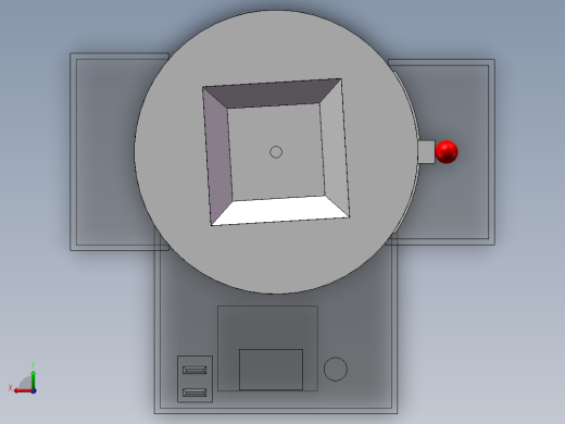 板栗脱皮机后视缩略图