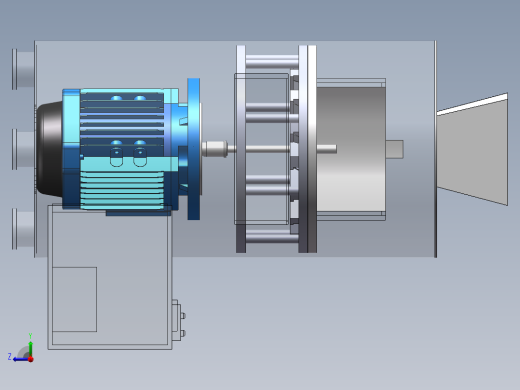 板栗脱皮机右视缩略图