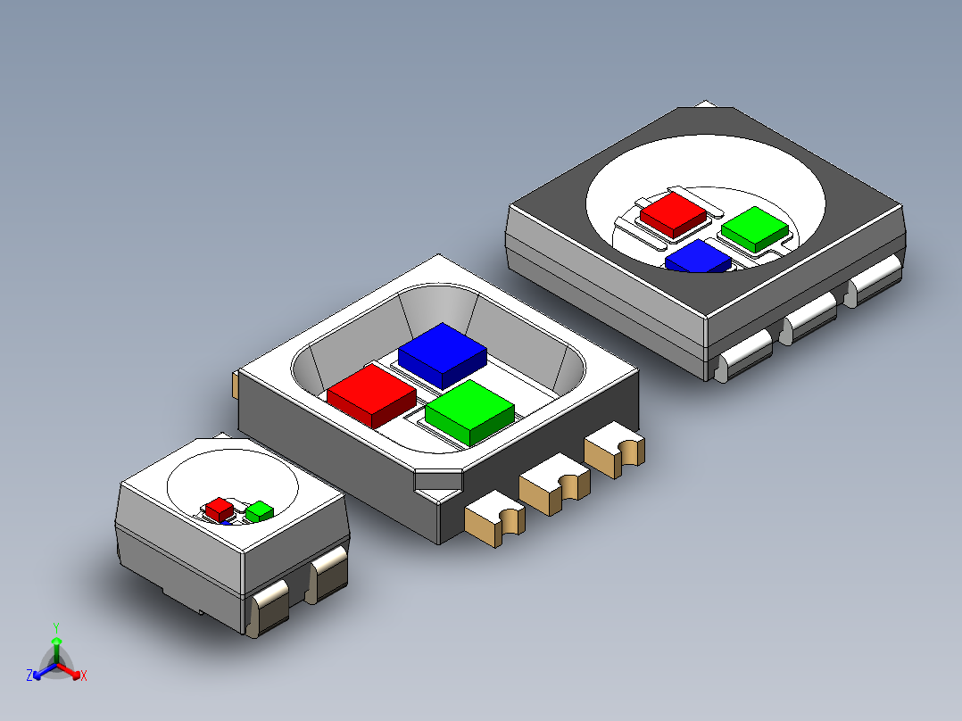 RGB氛围灯7正等轴测图
