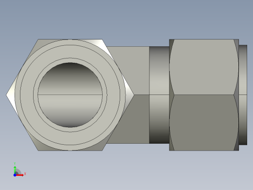 卡套式工业通用硬管接头16_ebu-s前视缩略图