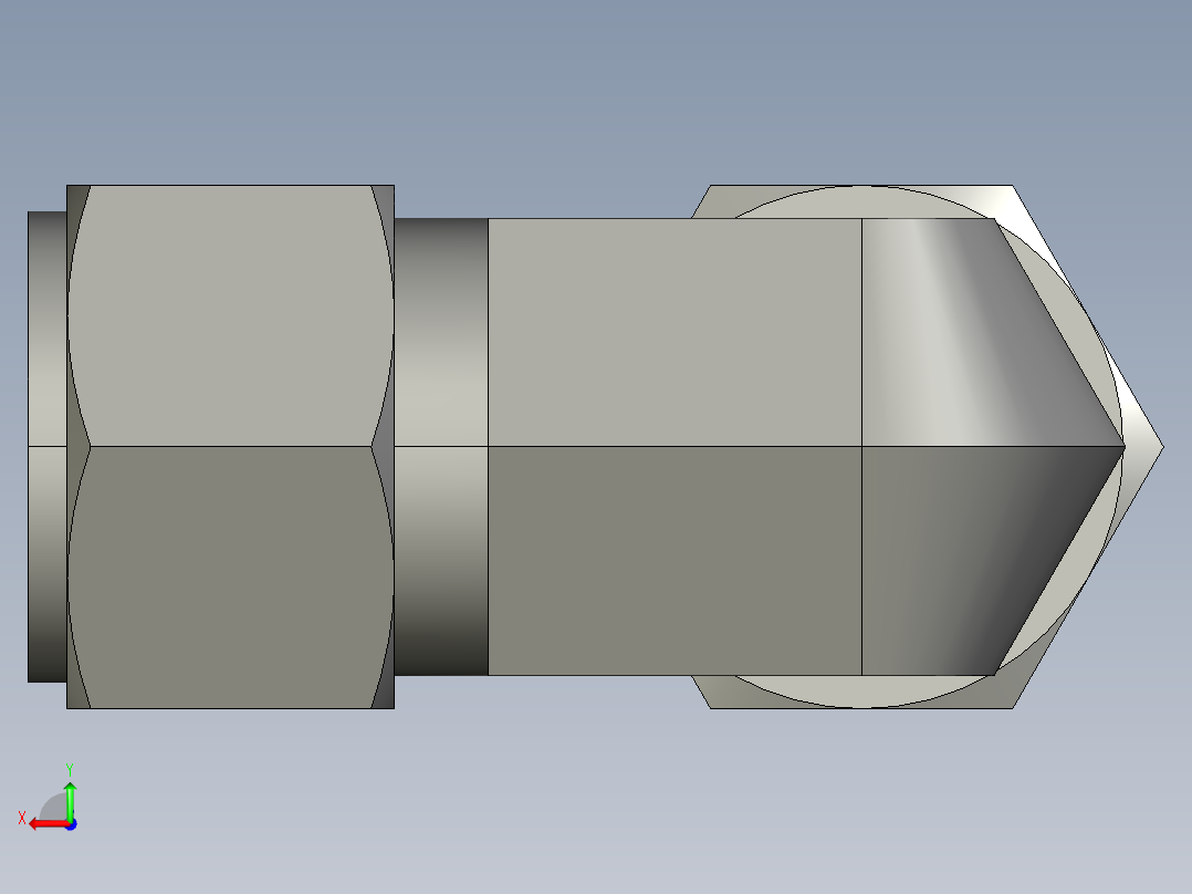 卡套式工业通用硬管接头16_ebu-s后视图