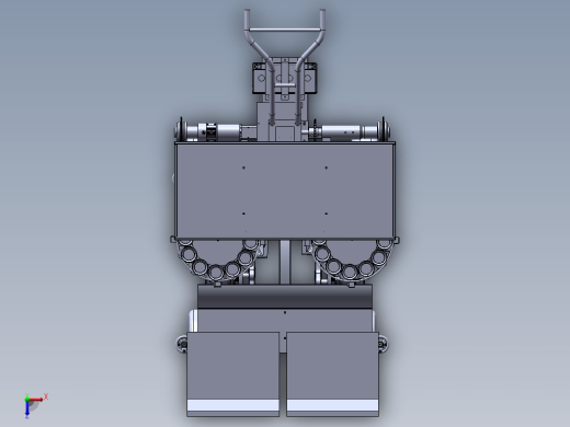移栽机总装模型和二维缩略图