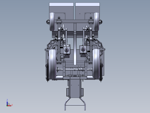 移栽机总装模型和二维缩略图