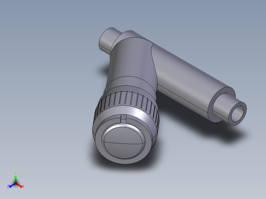 5VRDV 溶剂焊接用雄性末端止回阀，公制系列正等轴测缩略图