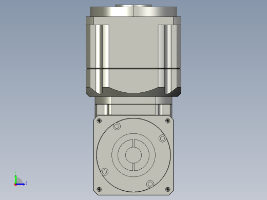 斜齿孔ZPGH142T-L2 24-110-145-M8 KCZ35.STEP左视缩略图