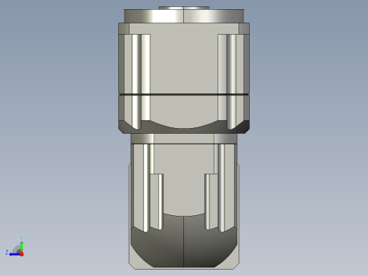 斜齿孔ZPGH142T-L2 24-110-145-M8 KCZ35.STEP右视缩略图